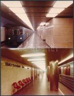 ** 10 Db MODERN Megíratlan Képeslap; Budapesti Metró / 10 Modern Unused Postcards; Metro In... - Ohne Zuordnung