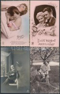 ** * 70 Db RÉGI Motívumos Képeslap; Romantikus Párok / 70 Pre-1945 Motive Postcards;... - Sin Clasificación