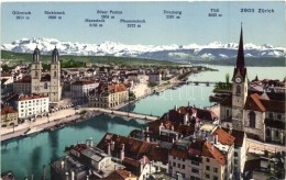 ** * 10 Db RÉGI Svájci Városképes Lap, Két Modern Lappal / 10 Old Swiss... - Zonder Classificatie