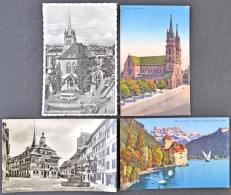 ** Svájc 290 Db Képeslap A 30-as 40-es évekbÅ‘l, érdekes, Változatos Anyag - Non Classés