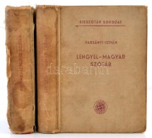 Varsányi István: Lengyel-magyar, Magyar-lengyel Kisszótár. Kisszótár... - Sin Clasificación