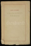 Ady Endre Válogatott Versei. (Jaschik Álmos Rajzaival.) Bp., 1921, Pallas. 234 L., 8 Lev. (feliratos... - Non Classés