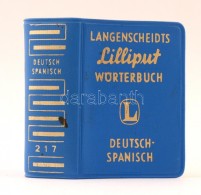 Langenscheidts Lilliput Wörterbuch, Deutsch-Spanisch. Berlin, é.n. ,Langenscheidts KG , 638 P.... - Sin Clasificación