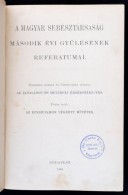 1918 - A Magyar Sebésztársaság Munkálatai. I. Kötet. XI. NaggyÅ±lés. Bp.,... - Unclassified