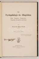 Prof. Dr. Sigmund Freud: Zur Psychopathologie Des Alltagslebens (Über Vergessen, Versprechen, Vergreifen,... - Unclassified