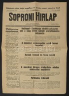 1943 A Soproni Hírlap - Keresztény Politikai Napilap XXX. évfolyamának 230.... - Ohne Zuordnung