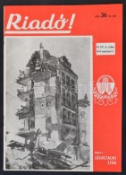 1943 A Riadó! A Légoltalmi Liga Lapja VII. évfolyamának 16. Száma - Non Classés