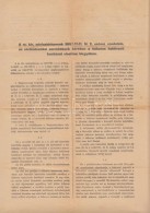 1941 Miniszterelnöki Rendelet (2890/1941. M. E. Sz.) Az életbiztosítási... - Zonder Classificatie