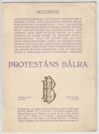 1938 Bp., Meghívó A Protestáns Országos Árvaház és A Bethlen... - Unclassified