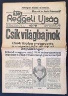 1936 A Reggeli Újság VIII. évfolyamának 32. Száma, Címlapon Csák... - Unclassified