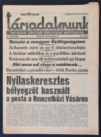 1934 A Társadalmunk CímÅ± újság IV. évfolyamának 20. Száma,... - Sin Clasificación