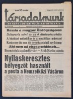 1934 A Társadalmunk CímÅ± újság IV. évfolyamának 20. Száma,... - Ohne Zuordnung