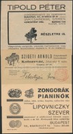 Cca 1926-1940 Zongorakészítéssel és Eladással Kapcsolatos... - Unclassified