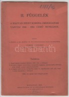 1912 Bp., Függelék A Magyar Szent Korona Országainak Vasutai 1845-1904 CímÅ±... - Sin Clasificación