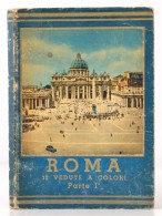 Roma 32 Vedute A Colori Parte I. Képes Leporelló Róma Városáról. Öt... - Unclassified