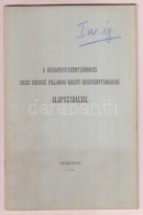 1899 A Budapest-SzentlÅ‘rinczi Helyi ÉrdekÅ± Villamos Vasuti Részvénytársaság... - Zonder Classificatie