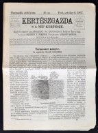 1867 Kertészgazda S A Nép Kertésze, Egyetemes Gazdászati és Kertészeti... - Zonder Classificatie