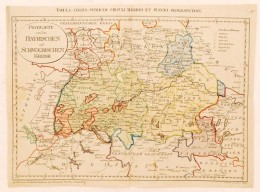 1799 Franz Müller: Postkarte Von Den Bayrischen Und Schwaebischen Kreise (Tabula Cursus Circuli Bavarici Et... - Other & Unclassified