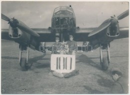 1943 Keleti Front Magyar RepülÅ‘sök A Keleti Fronton ünneplik A 100. Légibevetést.... - Autres & Non Classés