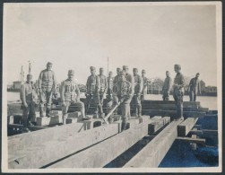 1915 Brückenschlag, Hídépítés. Fotó A Szerbia Elleni Hadjárat... - Sonstige & Ohne Zuordnung