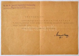 1942 Katonai Igazolvány Hajómester Részére - Andere & Zonder Classificatie