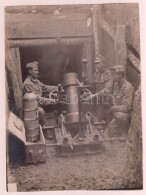 Cca 1914-1918  22,5 Cm Minenwerfer M. 15 AknavetÅ‘ A KezelÅ‘személyzettel, I... - Sonstige & Ohne Zuordnung