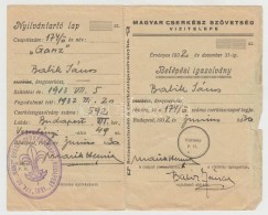 1932 2 Db Vízi Cserkész Igazolvány - Pfadfinder-Bewegung