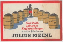 3 Db Német NyelvÅ± Julius Meinl Reklám - Advertising