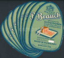 Cca 1930 Brauch Gyógysonka Címkéje 10 Db, Mind Szép állapotban / 10 Ham Labels... - Reclame