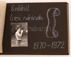 1970-1972 Emlékképek Egy Osztály életébÅ‘l, Albumba Rendezett Fotók, 6x5... - Altri & Non Classificati