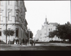 Cca 1910 Eszék, FelsÅ‘város, Üvegnegatív. 8x8 Cm - Autres & Non Classés