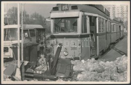 A 62-es Villamos Balesete, Fotó, 9×14 Cm - Sonstige & Ohne Zuordnung