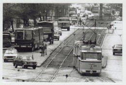 Cca 1970-1980  Budapest, A 3-as Villamos és A 43-as Busz Szolgálatban, Utólagos... - Andere & Zonder Classificatie