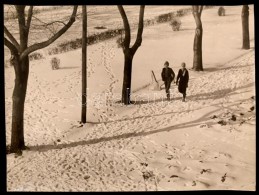 Cca 1961 Krisch Béla: Téli Napsütés, Pecséttel Jelzett Vintage... - Autres & Non Classés