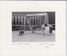 1983 Jankovszky György(1946-): New York, World Trade Center, Feliratozva, Aláírt,... - Sonstige & Ohne Zuordnung