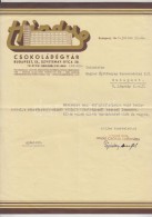 1944 Bp. IX., Hindu Csokoládégyár Fejléces Levélpapírjára... - Non Classés