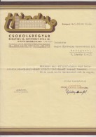 1944 Bp. IX., Hindu Csokoládégyár Fejléces Levélpapírjára... - Sin Clasificación