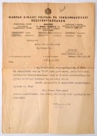 1941 Magyar Folyam és Tengerhajózási Részvénytársaság... - Unclassified