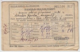 1939 Magyar Királyi Államvasutak által Kiállított Fényképes... - Ohne Zuordnung