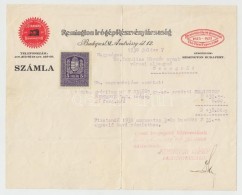 1930 A Remington Írógép Rt. Díszes Fejléces Számlája,... - Ohne Zuordnung