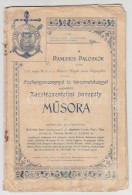 1901 A Danubius Daloskör Díszhangversenyének, Táncmulatságának és... - Ohne Zuordnung
