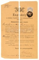 1893 Dohányárusítási Engedély A Budapesti Nyugati Pályaudvar... - Unclassified