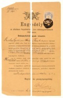 1893 Dohányárusítási Engedély A Budapesti Nyugati Pályaudvar... - Sin Clasificación