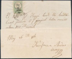 1856 Számla Egy Borotválásról 3kr C.M. Okmánybélyeggel - Sin Clasificación