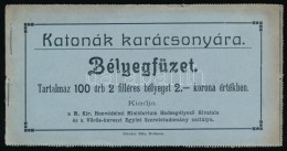 1915 Katonák Karácsonyára 2f Segélybélyeg 100 Db-ot Tartalmazó Teljes... - Sin Clasificación