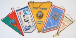 Különféle Vasúti és Futball Zászlók, összesen 5 Db - Andere & Zonder Classificatie