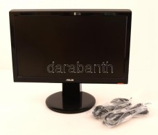 ASUS VH192D 19' LCD Monitor, Fekete, VGA- és Tápkábellel, Jó állapotban - Other & Unclassified