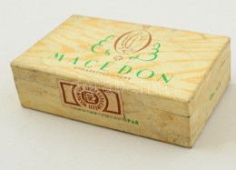 Macedon Cigarettás Bontatlan Karton Doboz, Foltos, 12×7 Cm - Otros & Sin Clasificación
