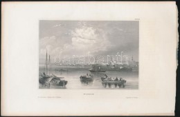 1856 Bulgária, Widdin (Vidin) Acélmetszet / Etching 27x18 Cm - Estampas & Grabados