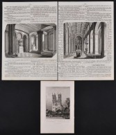 1858, 1861 L. Rohbock: A Fóti Szentegyház, Vasárnapi újság. Acélmetszet.... - Prints & Engravings